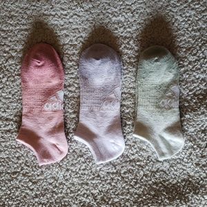 NWOT Adidas Heathered Ombre Pastel Ankle Logo Socks Set